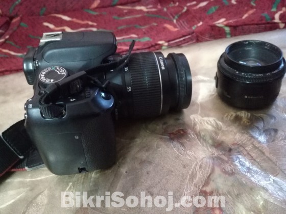 Canon 1200D DSLR Camera with 2 Lench
